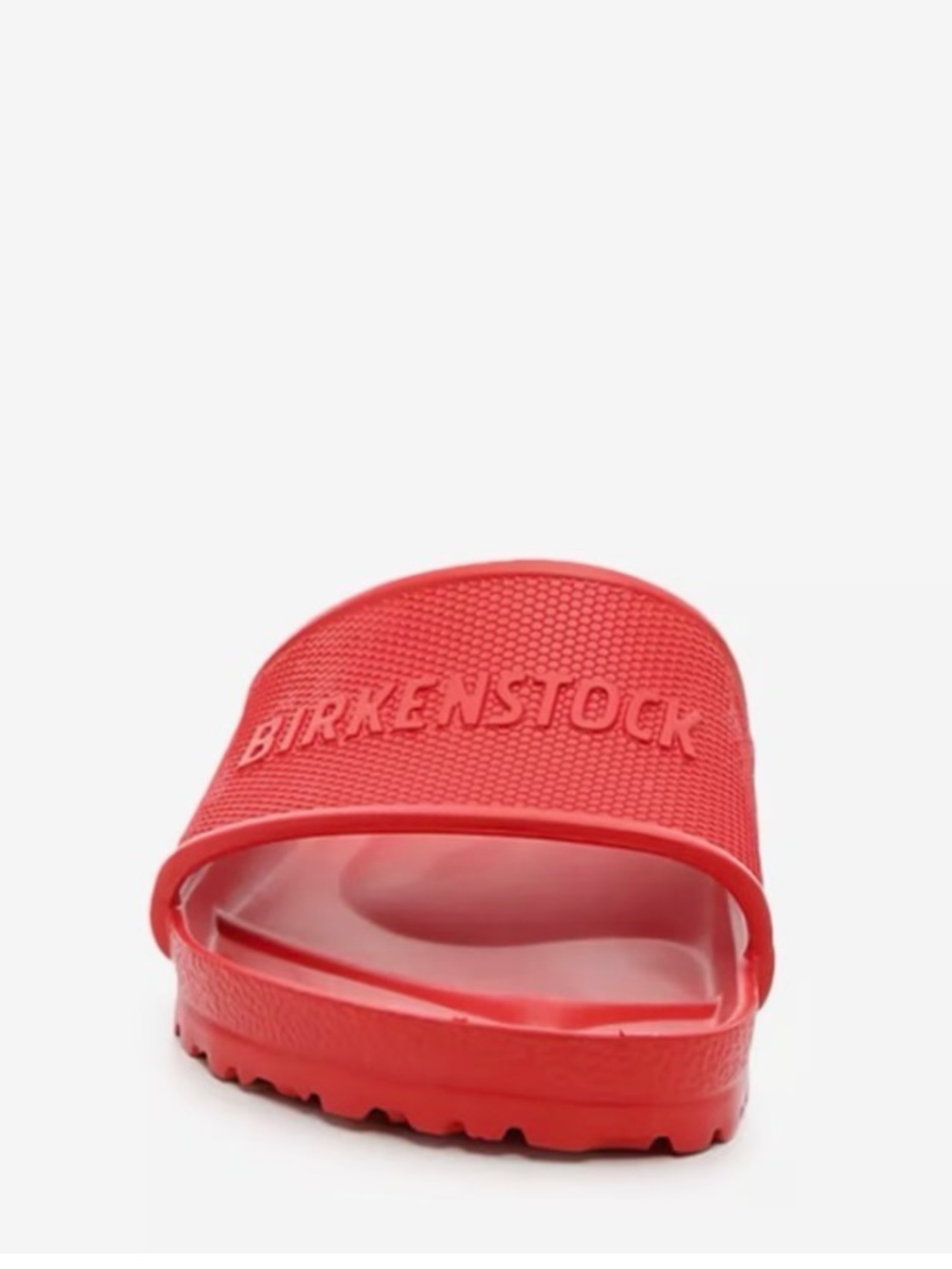 Birkenstock Barbados Red EVA Slide Sandal Sz 45/12-12.5 nwot - Picture 2 of 8
